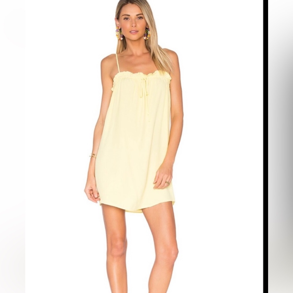 Revolve "Privacy Please" Oregon Mini Dress- Yellow. Size small